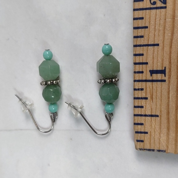 Artisan Crafted Aventurine Gemstone Necklace/Bracelet/Earrings Set - Picture 8 of 9